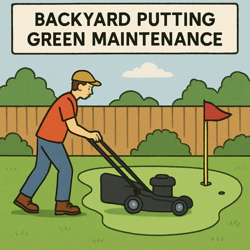 Proper brushing technique for putting green maintenance
